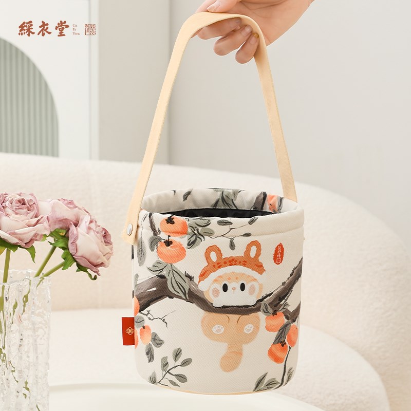 极速国风可爱猫咪车载多功能收纳B垃圾桶筐挂式置物袋宿舍家用AC