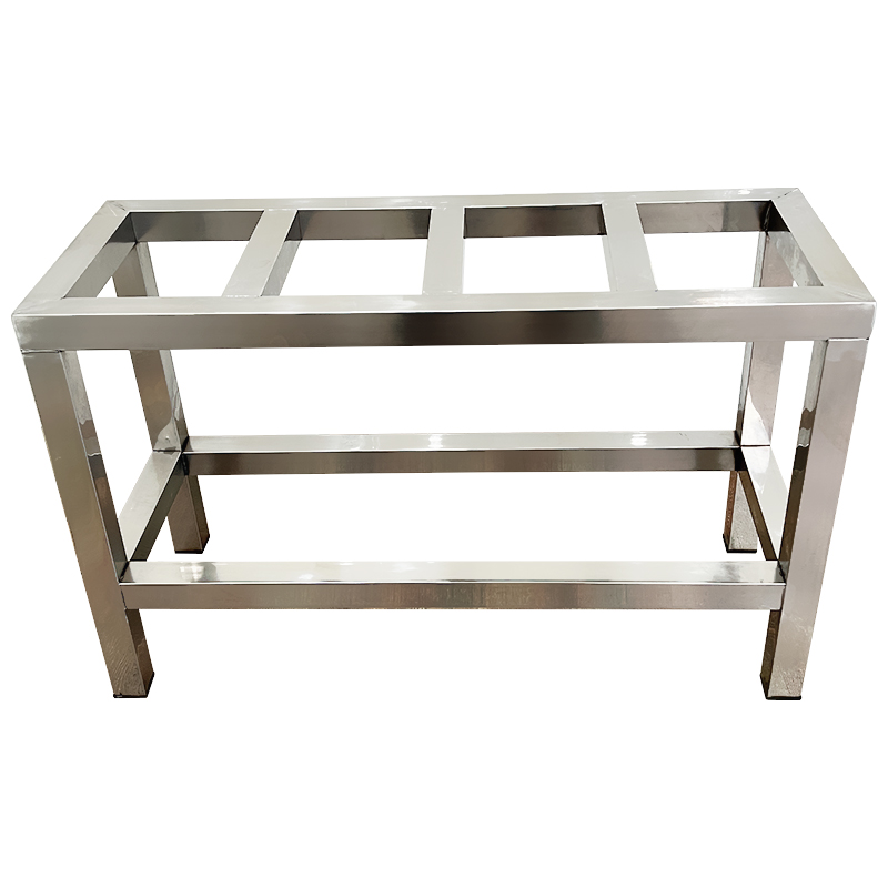 极速简易双层客厅落n地超强承重鱼缸架花架一体不锈钢底架多层底