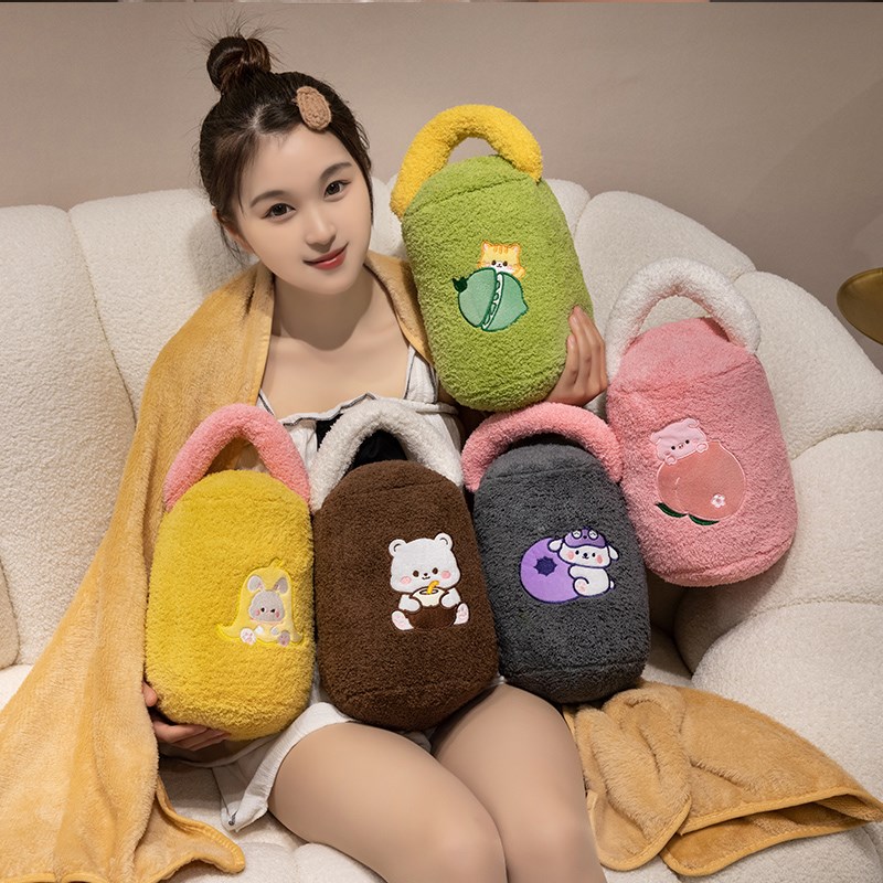 极速汽车抱枕被子两用办公室靠背午睡毯子二合一车载Y后排靠枕睡