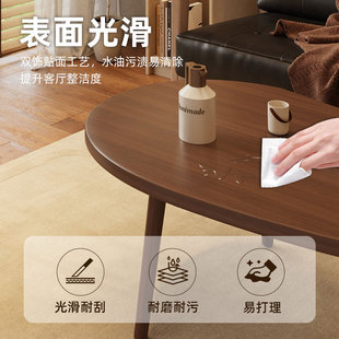茶几客厅家用小桌子中古风沙发茶桌2025新出租屋阳台桌 新中式