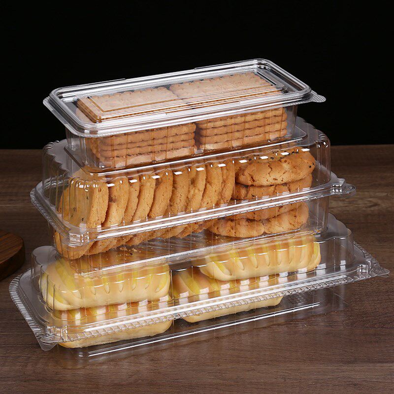 一次性透明塑料西点盒长方形烘y焙商超商用糕点包装盒加厚密封防,厨房/烹饪用具,点心包装盒/包装袋,淘宝优惠券,粉丝福利购,淘宝优惠卷