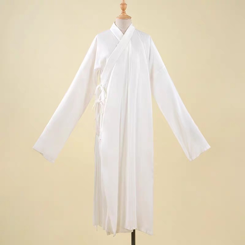儿童汉服黑白中衣中裤补r服交领男女古装里衣内搭春夏睡衣中裙云