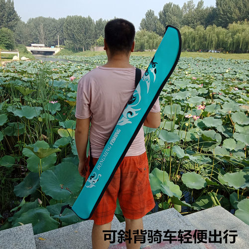 加厚eva 钓鱼雨伞包防水耐x磨折叠渔具包软杆包便携超轻装竿包手