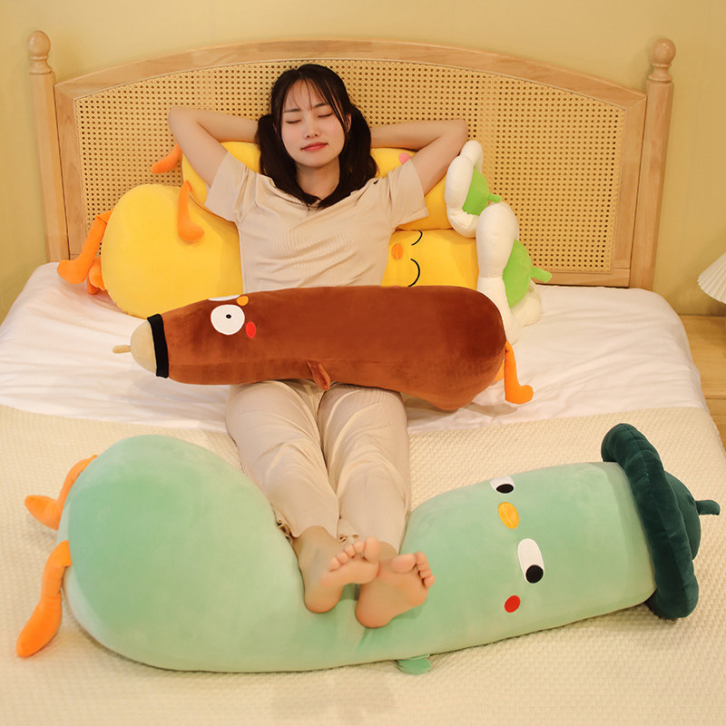 小鸡玩偶抱c枕女生睡觉毛绒玩具公仔柔软抱睡长条枕夹腿大娃娃,玩具/童车/益智/积木/模型,毛绒/玩偶/公仔/布艺类玩具,淘宝优惠券,粉丝福利购,淘宝优惠卷