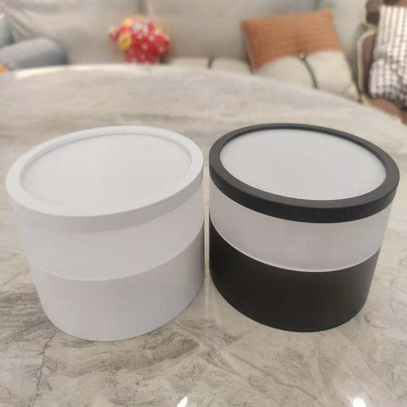 明装筒灯入c户极简吸顶灯玄关走廊天花灯家用商用吸灯过道灯射灯