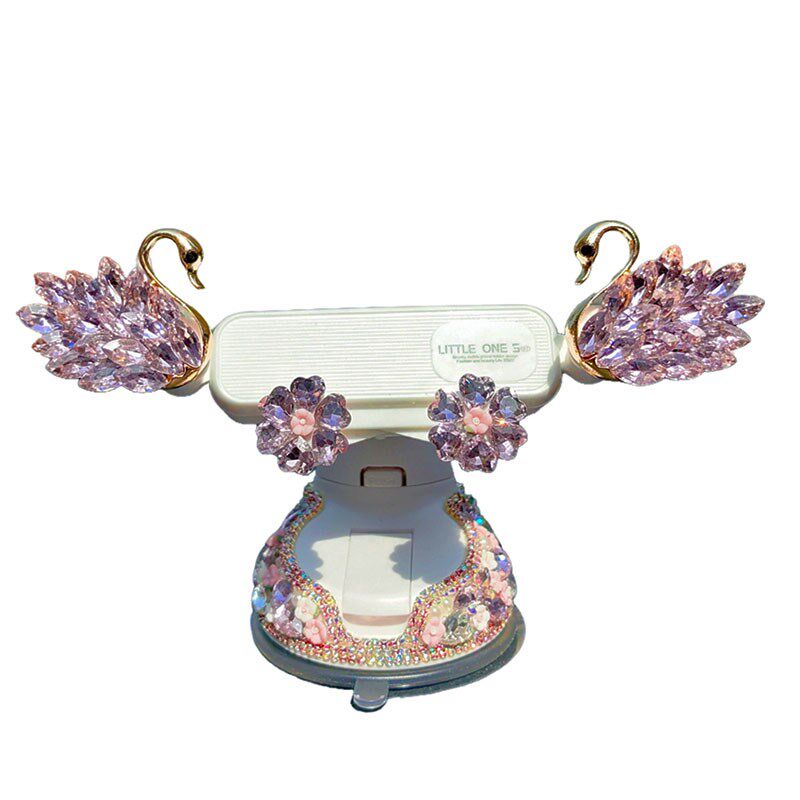 车载手机支架卡通可爱中控台吸盘式仪表J台出风口通用手机架女生