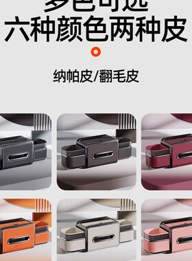 适用于奥迪A4A6L/Q2Q34Q5L座椅靠M背收纳纸巾盒汽车内饰用品