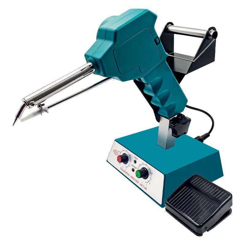 外热式半自动焊锡机n脚踩自动出锡送锡点焊恒温焊锡机电烙铁焊锡