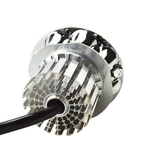 电动车大灯摩托车lled大灯12V48V改装灯泡60V远近光踏板车内置灯