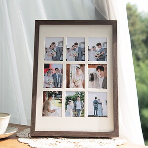 时几初30宫格相框高端定制洗照片情侣diy婚纱照挂墙摆台礼物画框