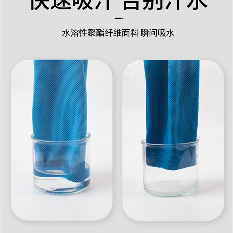 冷感护腕手腕擦汗巾吸汗护套毛巾手腕巾男女运动跑步健身夏季薄款