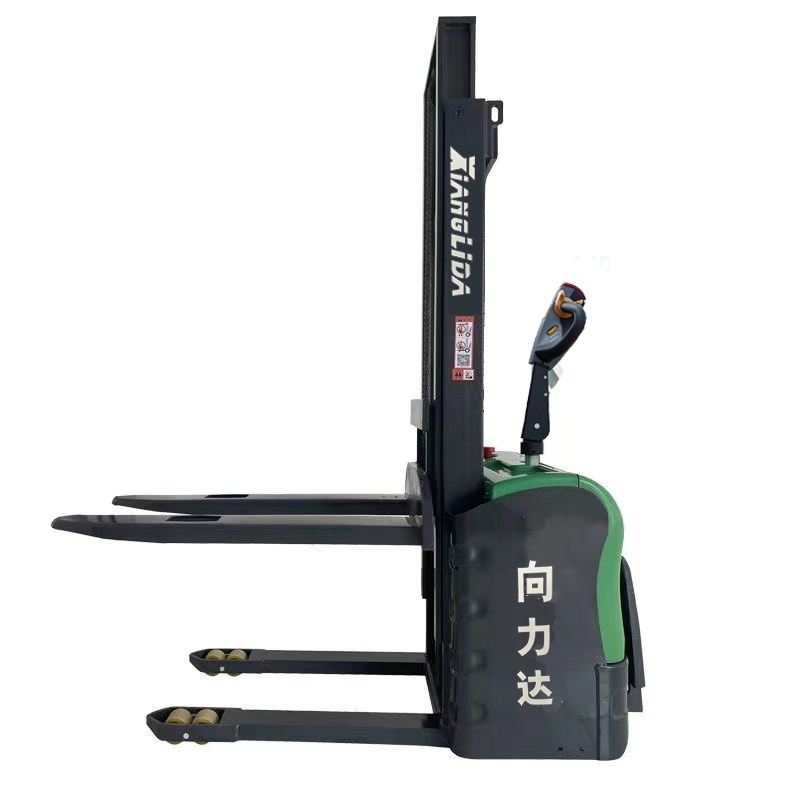 全电动堆高车1.5吨2吨站驾式新款装卸车步行式小型升降车电动堆高