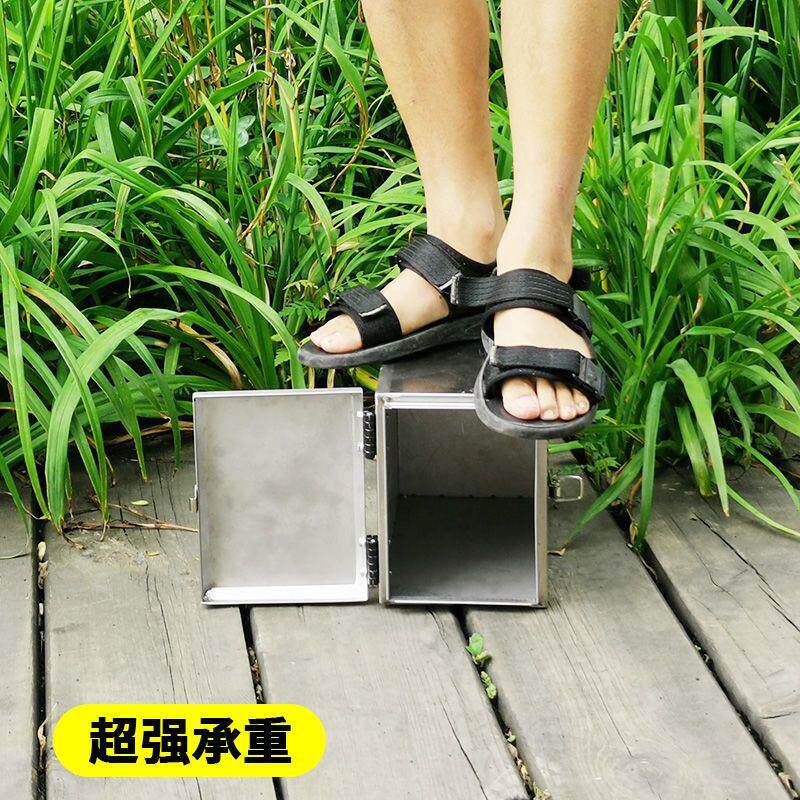 保险杆工具箱304不锈钢金属挂箱电动车不锈钢后备箱后尾箱侧边箱
