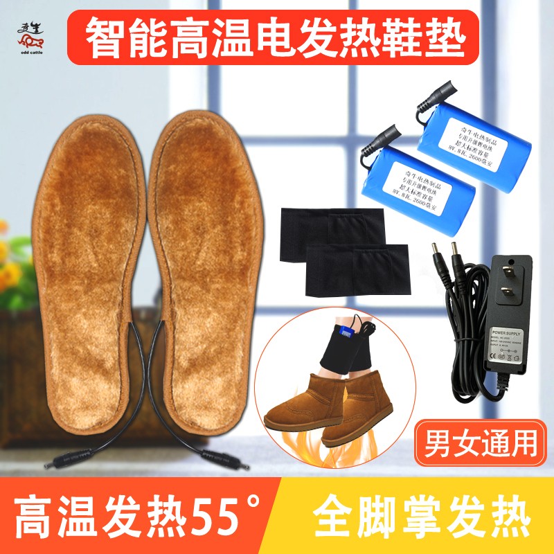 加热鞋垫发热充电冬季加厚暖脚宝调温男女保暖锂电池自发热可行走