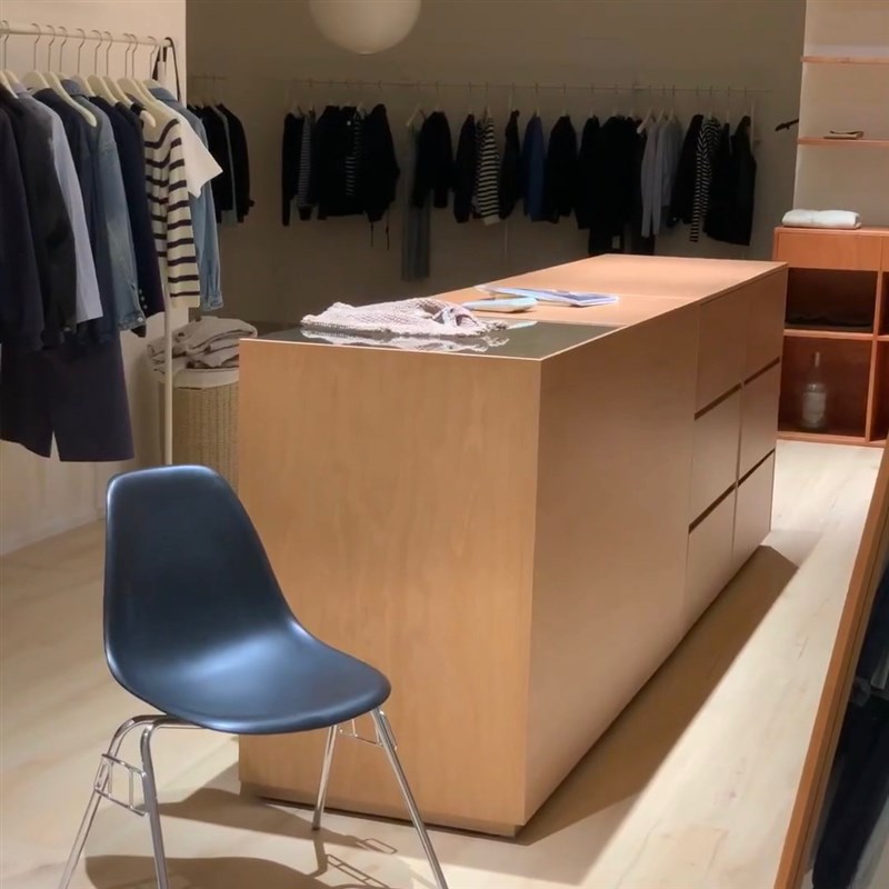 服装店中岛柜展示台女装店童装店吧台柜收银柜台店铺展示柜陈列柜