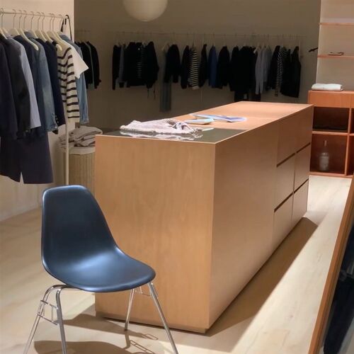 服装店中岛柜展示台女装店童装店吧台柜收银柜台店铺展示柜陈列柜