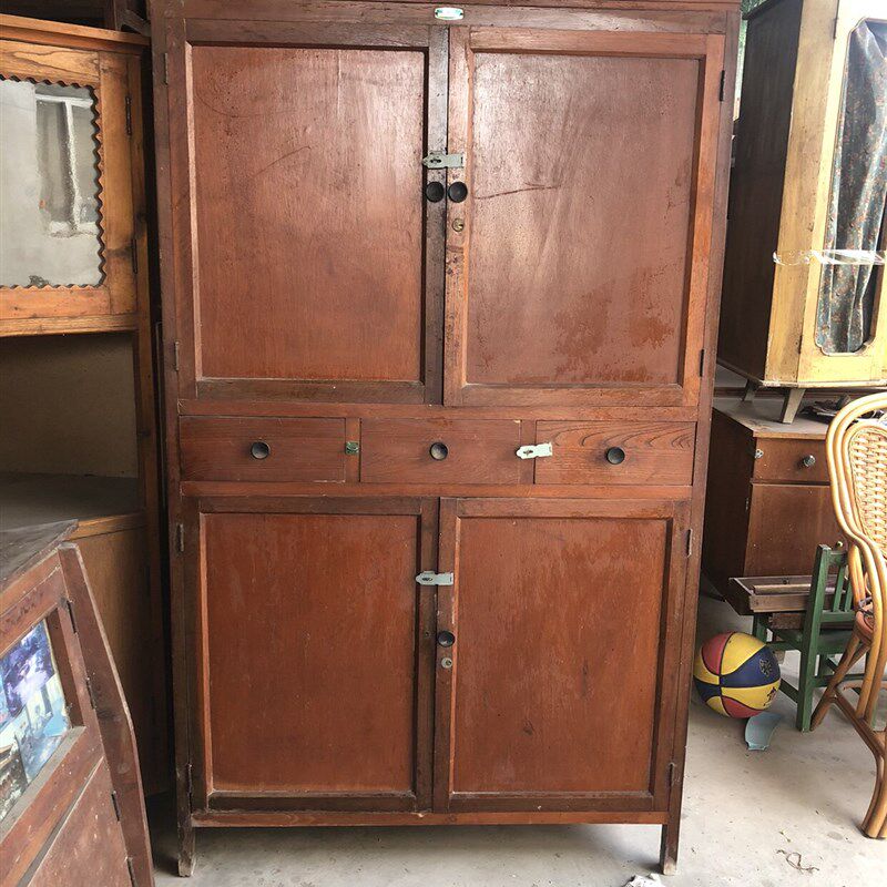 怀旧老物件农村7080年代老旧家具办公桌电视柜老椅子课桌装饰摆件