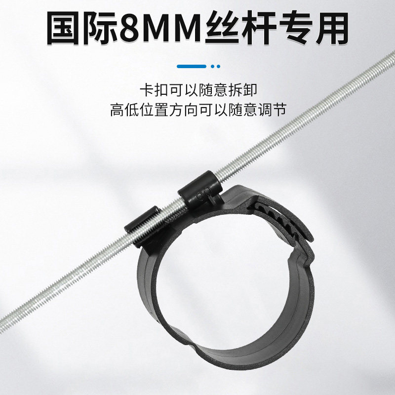 中央空调管卡中央空调吊码新风管机吊卡8厘丝空调管卡扣空调吊卡
