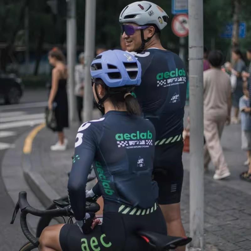 2026年新款骑行服上衣速干透气带反光条公路自行骑行服长袖男女款