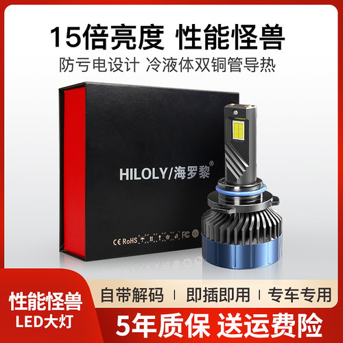 150W超亮led大灯改装激光透镜远近光汽车灯泡H7H1H4H9H1190059012