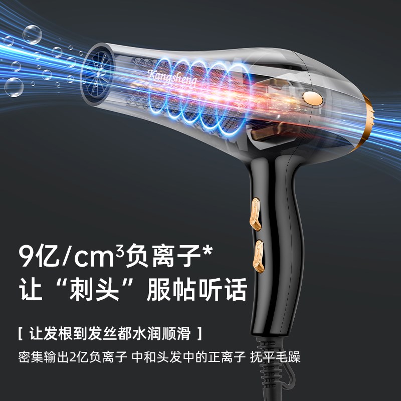 吹风机家用大功率发型师专用负离子蓝光护发不伤发廊静音吹风机筒