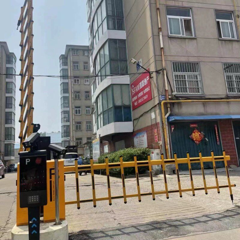 道闸杆停车场小区门禁栅栏杆铝合金升降直杆门卫拦车挡车杆栅栏杆