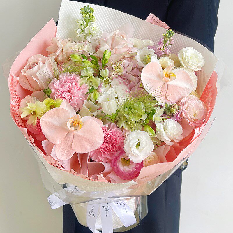 青岛鲜花速递同城配送混搭花束花店送花上门生日礼物妈妈长辈领导