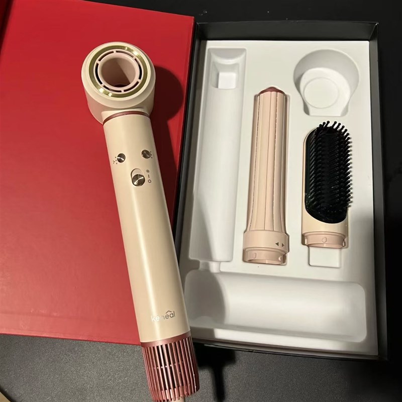 科西三合一多功能吹风机造型高速负离子电吹风卷发直发器风筒礼盒