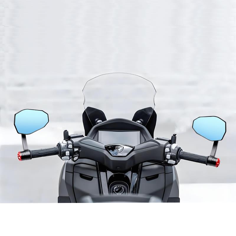 适用天鹰TX150改装TT150手把镜升仕150X后照镜光阳H150后视镜配件