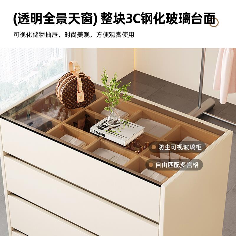 服装店展示台珠宝首饰中岛流水展示柜小型店铺钢化玻璃多层陈列桌