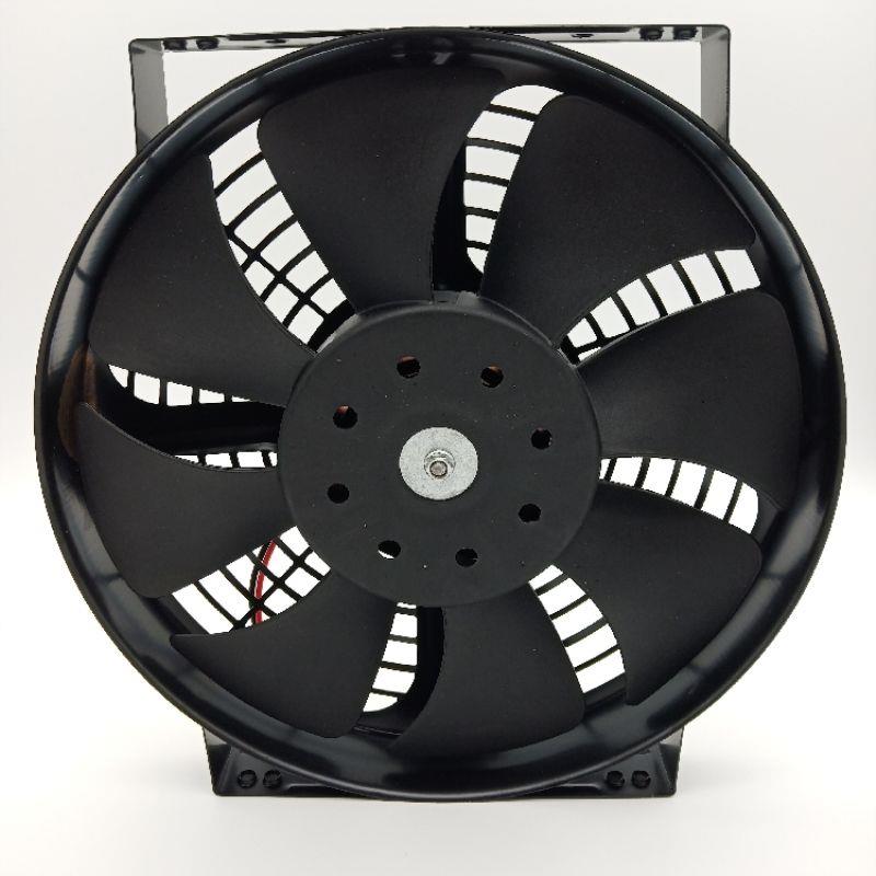 10寸汽车空调12V 24V冷凝散热器风扇水箱电子扇 双轴承超强风电机