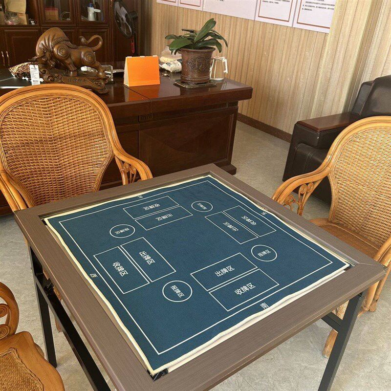 克洛格克朗棋桌克朗球桌卡罗姆板掼蛋桌麻将桌方形玻璃桌面送棋子