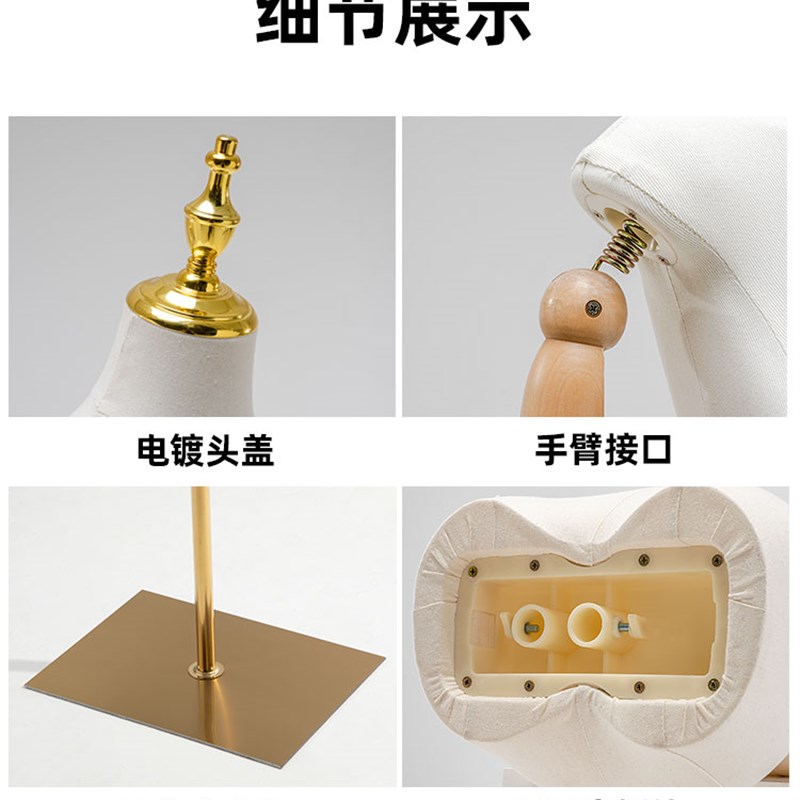 婚纱店专用模特展示架模特道具展示架女人体人台衣架礼服服装人偶