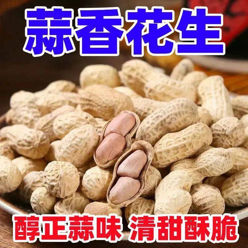 脆仁香花生颗粒饱满袋装黑花生原味蒜香花生炒熟五香花生脆炒货