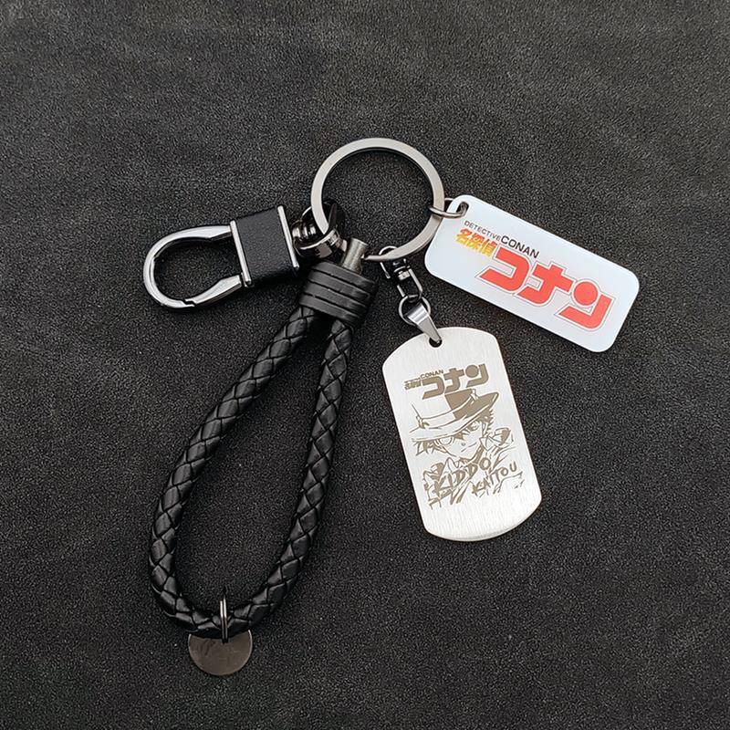 名侦探柯南周边工藤新一灰原哀基德安室透赤井秀一钥匙扣金属挂件