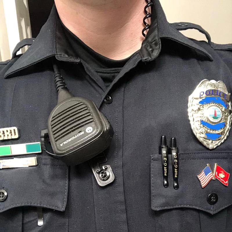 对讲机咪头夹无线咪制服钮扣夹对讲机ptt固定扣tactical mic clip