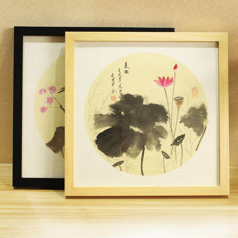 正方形实木画框相框挂墙33 38 30 40 45 50 60定做任意尺寸定制