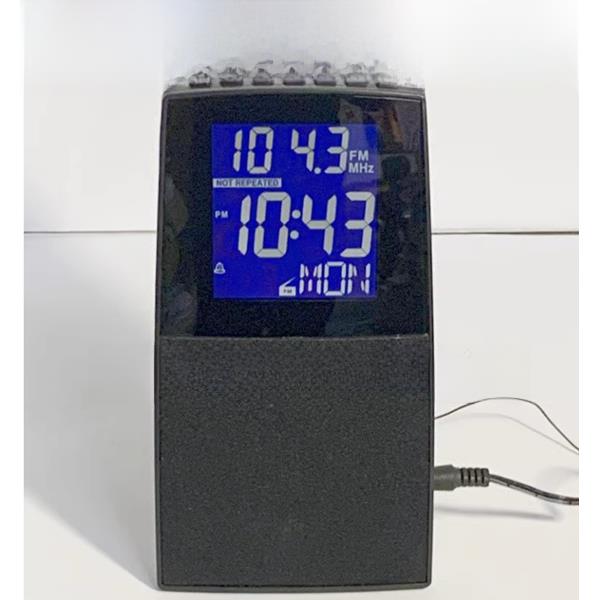 大屏幕LED时钟 双闹钟控收音机数字调台广播电台床头闹钟