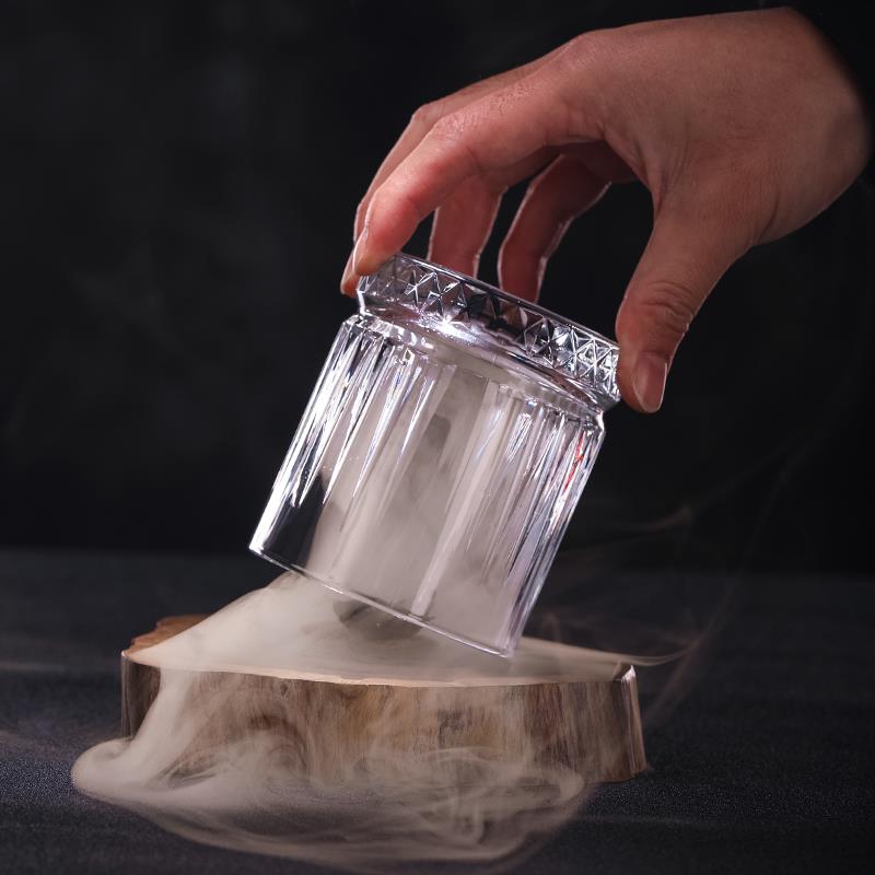 分子调酒 酒吧调酒专用烟熏木料 烟熏原木 烟熏木块 天然原木杯垫