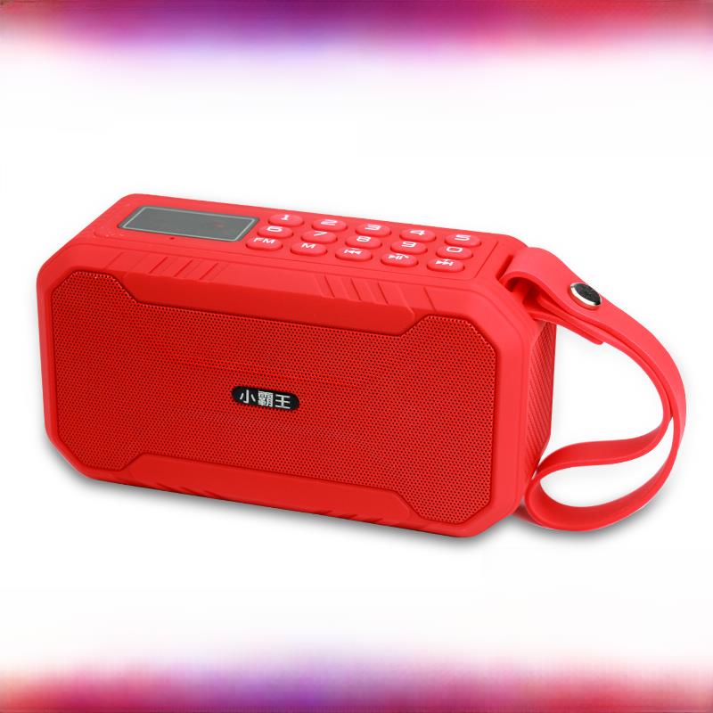 小霸王D100蓝牙音频低音炮高音量户外付费公告调频收音机体育便携