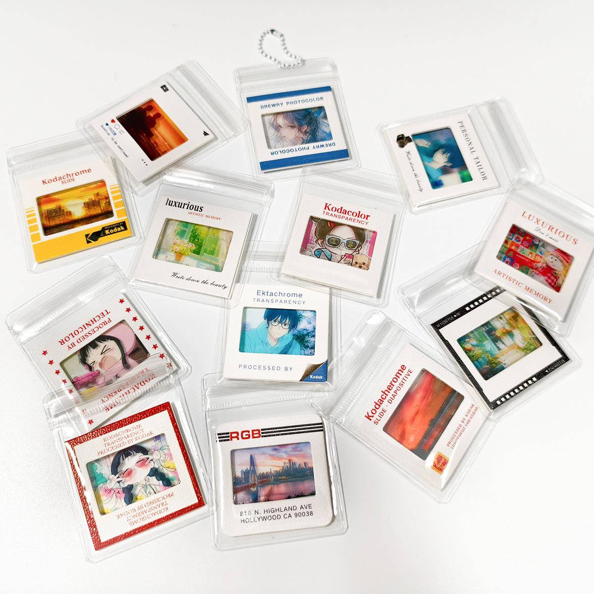 反转胶片定制菲林打印胶片反转片幻灯片书签投影纪念礼物纸质片框