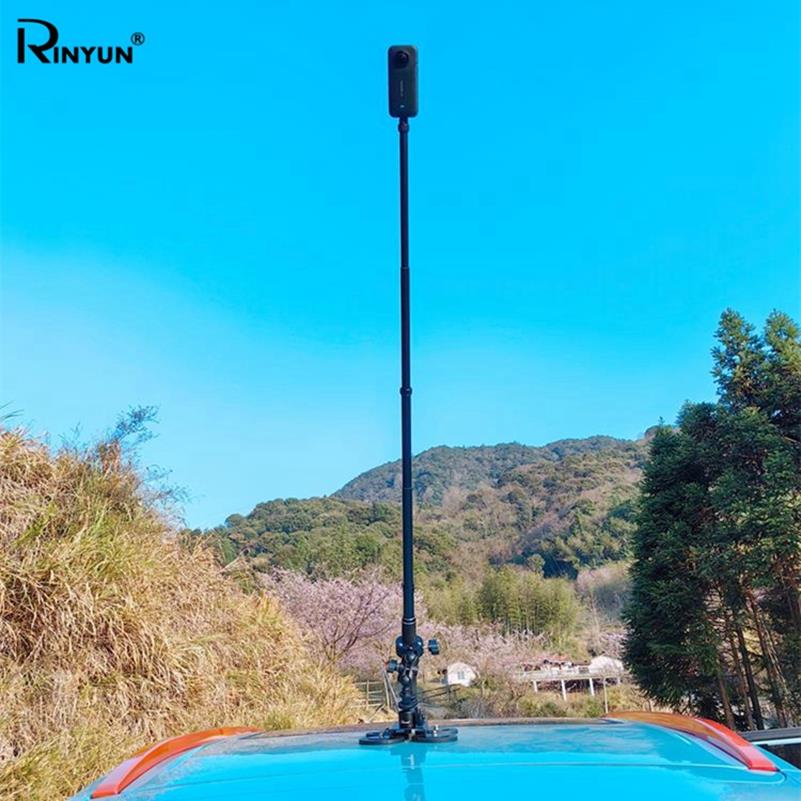 适用Insta360 X4/X3第三人称视角汽车吸盘ONEX2/Rs/GoPro相机支架