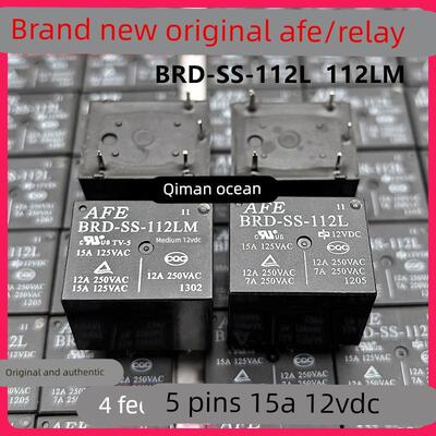 全新原装 BRD-SS-112L -112LM 爱福AFE 继电器 4脚 5脚 12VDC 15A
