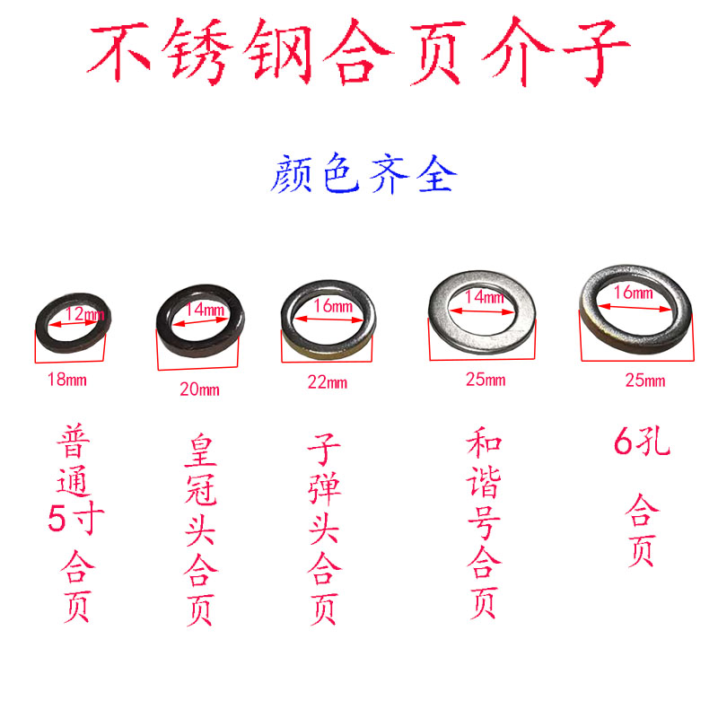防盗门合页垫片不锈钢大s门门铰介子门轴垫圈合页介子合页华司M12