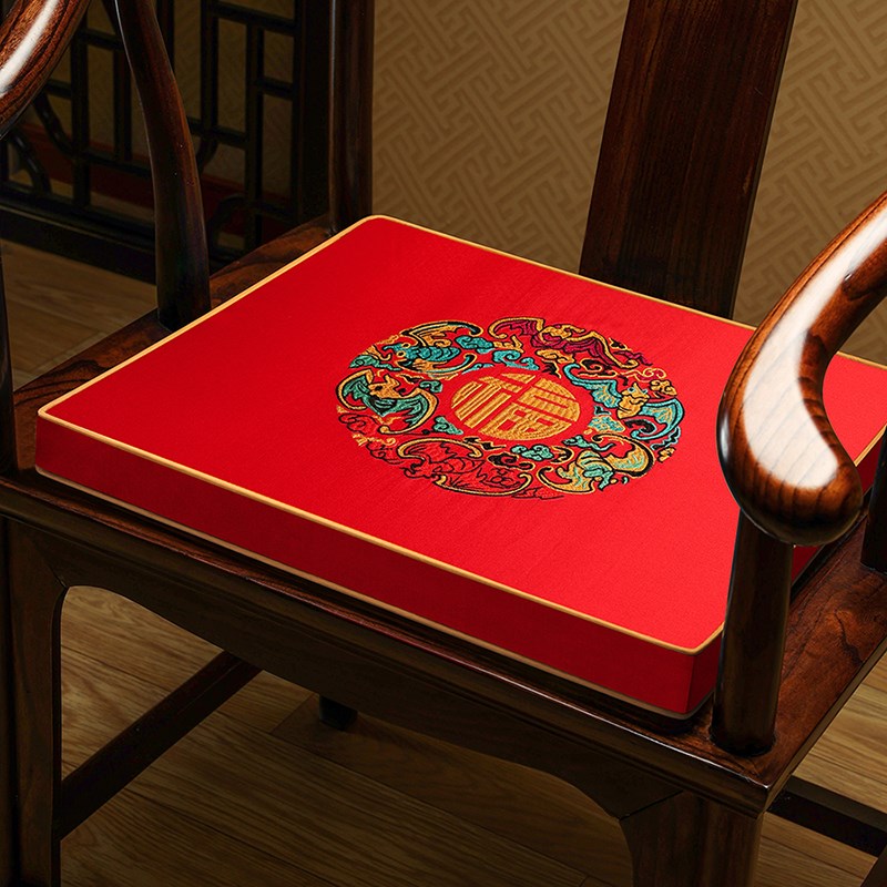 红木沙发垫新中式椅垫乳s胶防滑垫坐垫椅子凳子屁垫办公室垫子夏