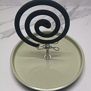 新款 磁吸蚊香支架断香檀香线香插座接灰托盘底座家用熏香驱蚊托架