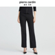 皮尔卡丹女装 长裤 显瘦纯色宽松西装 阔腿裤 专柜正品 裤