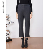 专柜正品 通勤商务干练简约直筒裤 皮尔卡丹女装