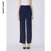 新款 2024年秋季 率性简约提花直筒长裤 皮尔卡丹女装