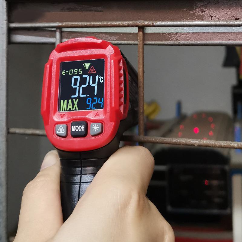 定工温制HT65C0红外线测温仪厨房烘HT650C焙测温水枪温度计业油枪